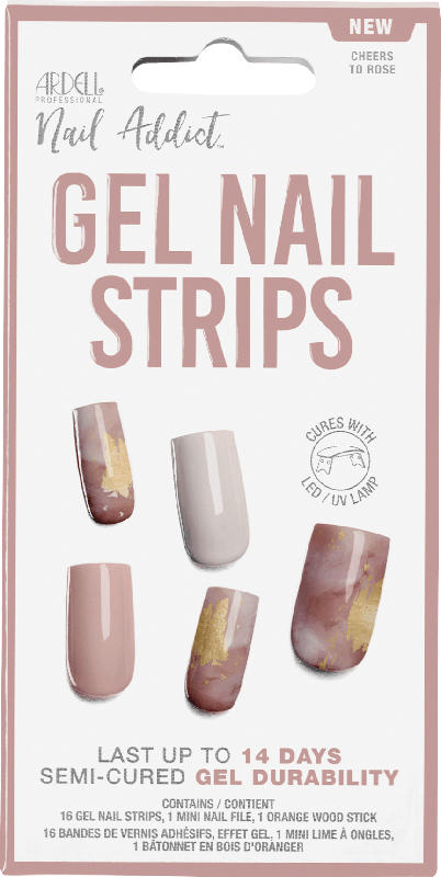 ARDELL Nagelfolien, Gel Nail Strips Cheers to Rose