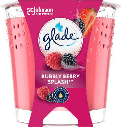 glade Duftkerze im Glas Bubbly Berry Splash 112g