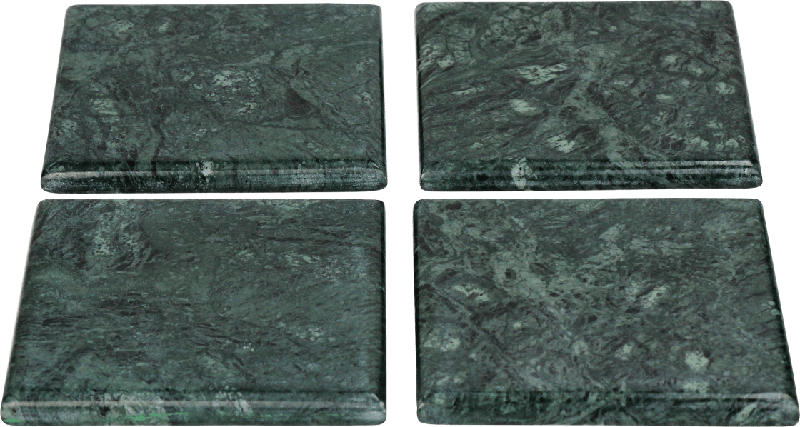 Dekorieren & Einrichten Glasuntersetzer aus Marmor, jade (10x10x3,8 cm)