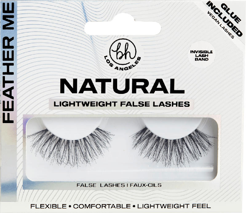 bh cosmetics Künstliche Wimpern Natural Feather Me (1 Paar)