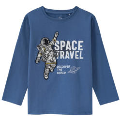 Jungen Langarmshirt mit Applikation (Nur online)