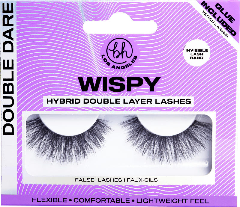 bh cosmetics Künstliche Wimpern Wispy Double Dare (1 Paar)