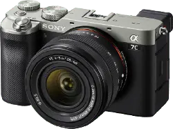 Sony Alpha 7C Systemkamera Gehäuse + 28-60 mm Zoomobjektiv, silber; Systemkamera Set