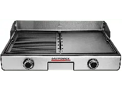 Gastroback 42524 BBQ & Plancha Tischgrill, Schwarz (2000 Watt)