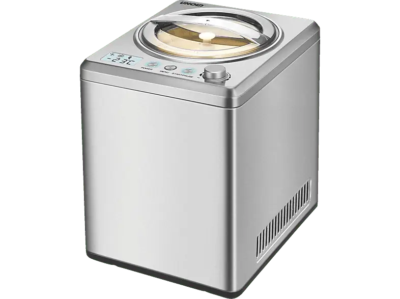 Unold Profi Plus Eismaschine (250 Watt, 2,5 l, Edelstahl)