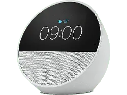 Amazon Echo Spot (2024) with Smart Clock Alexa, White; Sprachgesteuerter Lautsprecher