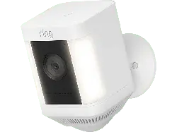 ring Spotlight Plus Überwachungskamera (Anzahl Kameras: 1, für Außen, Nachtsichtfunktion, Akkubetrieb, Weiß)