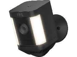 ring Spotlight Plus Überwachungskamera (Anzahl Kameras: 1, für Außen, Nachtsichtfunktion, Akkubetrieb, Schwarz)
