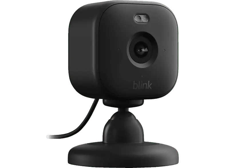 blink Mini 2 Überwachungskamera (Anzahl Kameras: 1, für Innen + Außen, Nachtsichtfunktion, Netzbetrieb, Schwarz)