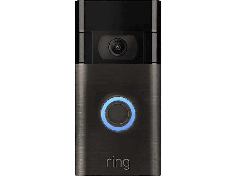 ring Video Doorbell Gen. 2 - Türklingel, FHD, WLAN, Bewegungserkennung, Nachtsicht, Venezianische Bronze Türklingel (Anzahl Kameras: 1, Nachtsichtfunktion, Netz-/Akkubetrieb, Bronze)