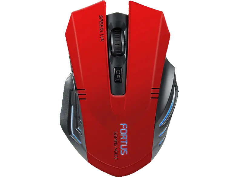 speedLink Gaming-Maus Fortus Wireless, rot/schwarz (SL-680100-BK-01)
