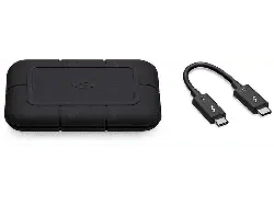 LACIE SSD Festplatte Rugged Pro 1TB, Thunderbolt 3, schwarz, extern (STHZ1000800)