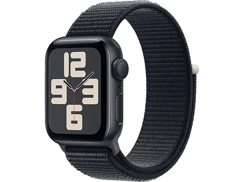 APPLE Watch SE 2023 GPS 40mm Aluminiumgehäuse, Sport Loop, Mitternacht; Smartwatch