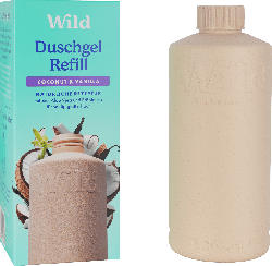 Wild Duschgel Coconut & Vanilla, Nachfüllpack