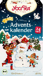 YOGI TEA Adventskalender 2024, 24 ayurvedische Tee's