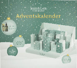 Jean&Len Adventskalender 2024 mit Pflegeprodukten, Schmuck und Planner für 2025