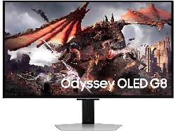 Samsung Gaming Monitor Odyssey OLED G8, 32 Zoll, UHD, 240Hz, 0.03ms, OLED, FreeSync Premium Pro, Silber