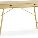 JYSK JYSK Birou LINDVED 48x120 2 sertare stejar natur