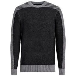 Herren Strickpullover in zweifarbigem Dessin (Nur online)