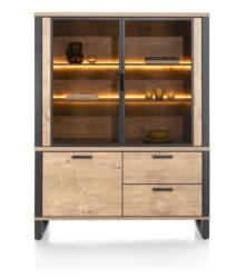 Buffet ca. B150 H195 T42 cm in barnwood, finishing