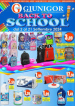 Giunigor Back to school - al 21.09.2024