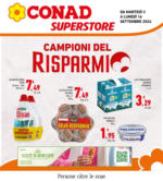 Conad Superstore Campioni del risparmio - al 16.09.2024