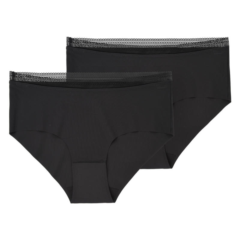 2 Damen Seamless-Pantys mit Spitze (Nur online)