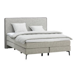 Letto Boxspring Savona-231, poliestere, beige, 180x200180x200 cm