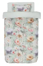 JYSK JYSK Спално бельо с чаршаф ERNA сатен 140x200 зелено