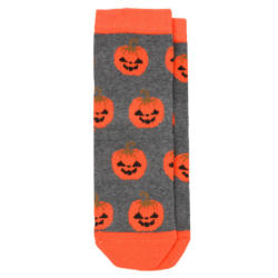 1 Paar Kinder Halloween-Socken mit Kürbissen