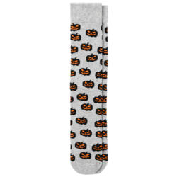 1 Paar Herren Halloween-Socken mit Kürbissen (Nur online)