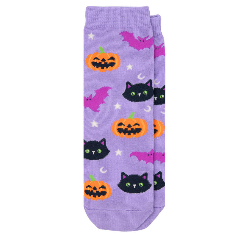 1 Paar Mädchen Halloween-Socken mit Katzen