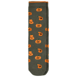 1 Paar Damen Halloween-Socken mit Kürbissen (Nur online)