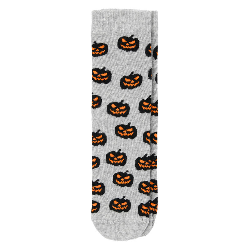 1 Paar Damen Halloween-Socken mit Kürbissen (Nur online)