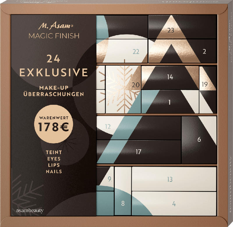 M. Asam Adventskalender 2024 Magic Finish Exklusive Make-Up Überraschungen