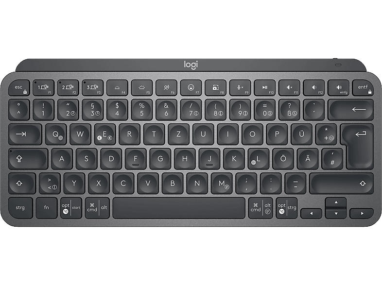 Logitech Tastatur MX Keys Mini, Bluetooth, Tastenbeleuchtung, qwertz, Graphite