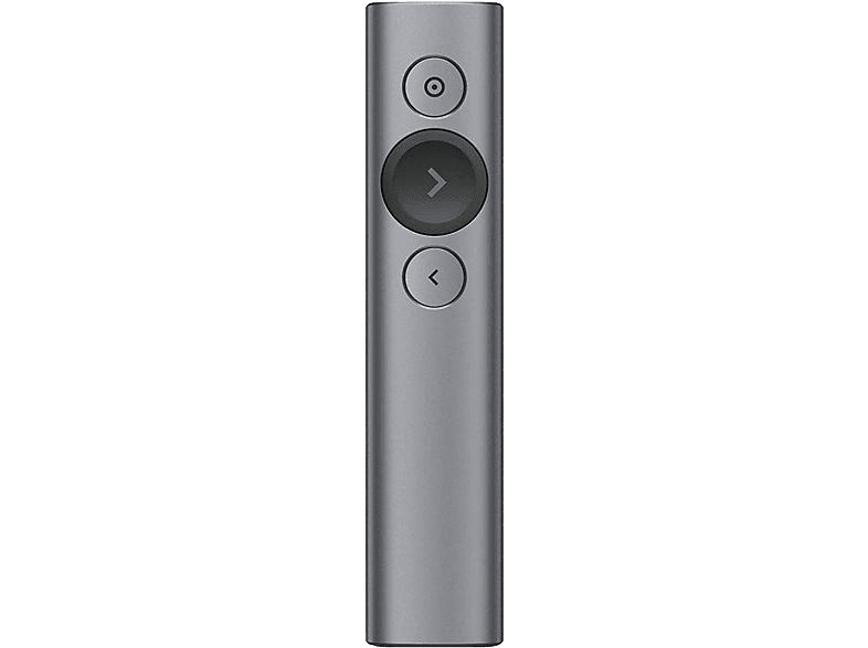 LOGITECH Spotlight digitaler Presenter für Präsenz- und virtuelle Präsentationen, Silber