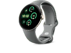 Google Pixel Watch 3 LTE, 41mm, Aluminium Champagne Gold, Sportarmband in Hazel; Smartwatch