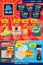 Aldi 0.50, 1.00, 1.50, 2.00, 2.50 - al 15.09.2024