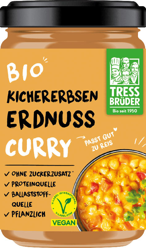 TRESSBRÜDER Kichererbsen Erdnuss Curry