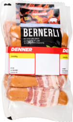 Bernerli BBQ Denner, con formaggio e pancetta, 2 x 5 x 50 g