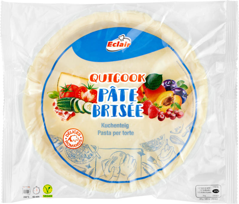 Pasta per crostate Quicook , 140 g