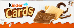 Kinder Cards Ferrero, Specialità di wafer, 128 g