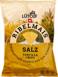 Tortilla Chips au sel Lütolf Ribelmais, 150 g