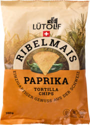 Tortilla Chips Paprika Ribelmais Lütolf, 150 g