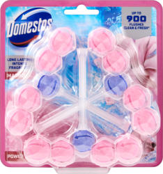 Domestos Power 5 WC-Steine Magnolie, 3 Stück