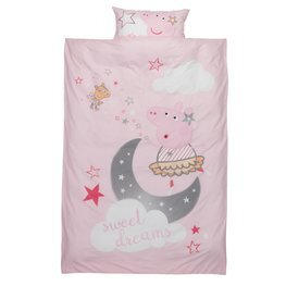 JYSK Lenjerie pat PEPPA PIG 140x200 roz