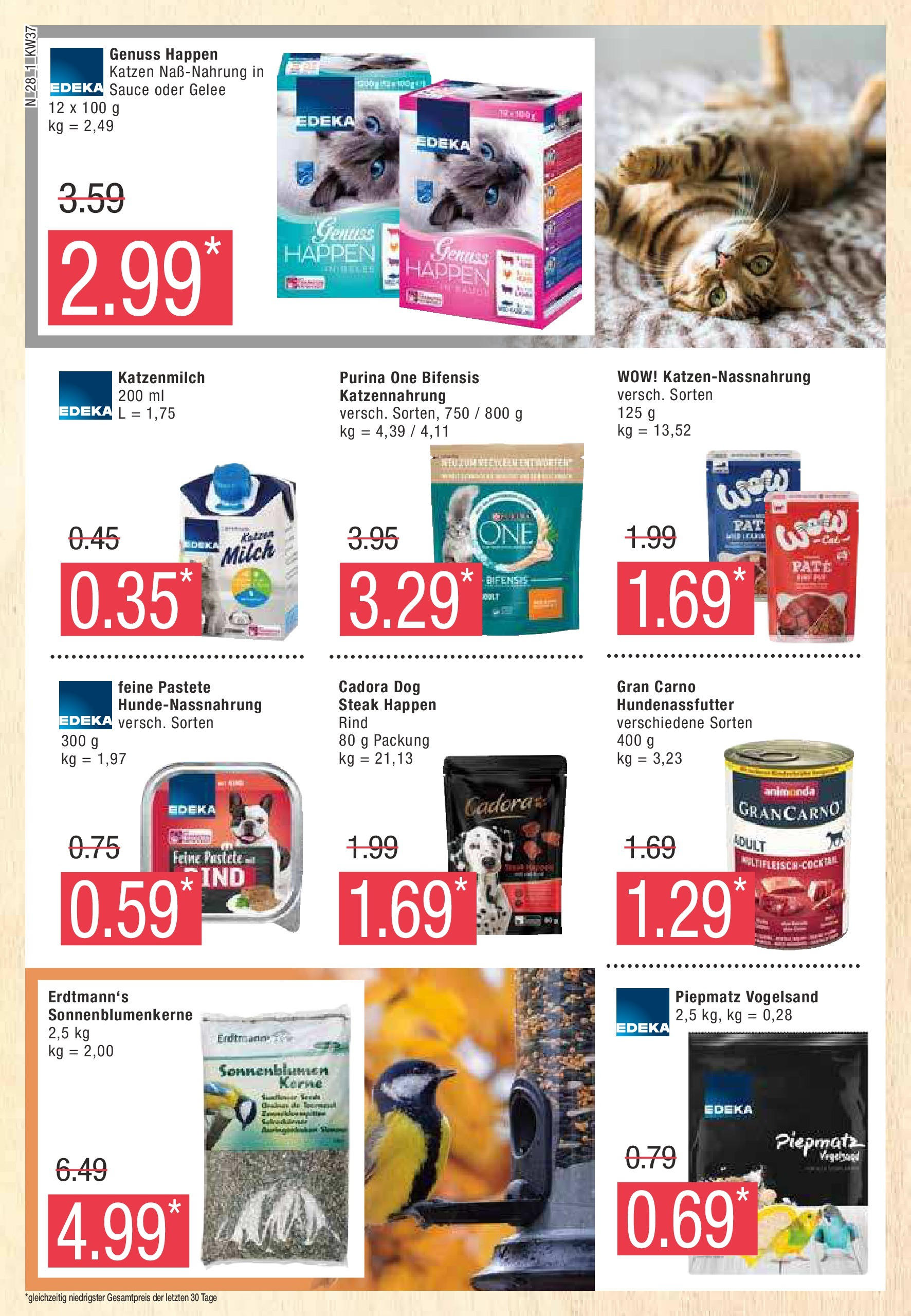 Marktkauf - Niedersachsen (ab 08.09.2024) » Angebote online | Seite: 28 | Produkte: Purina one, Milch, Steak