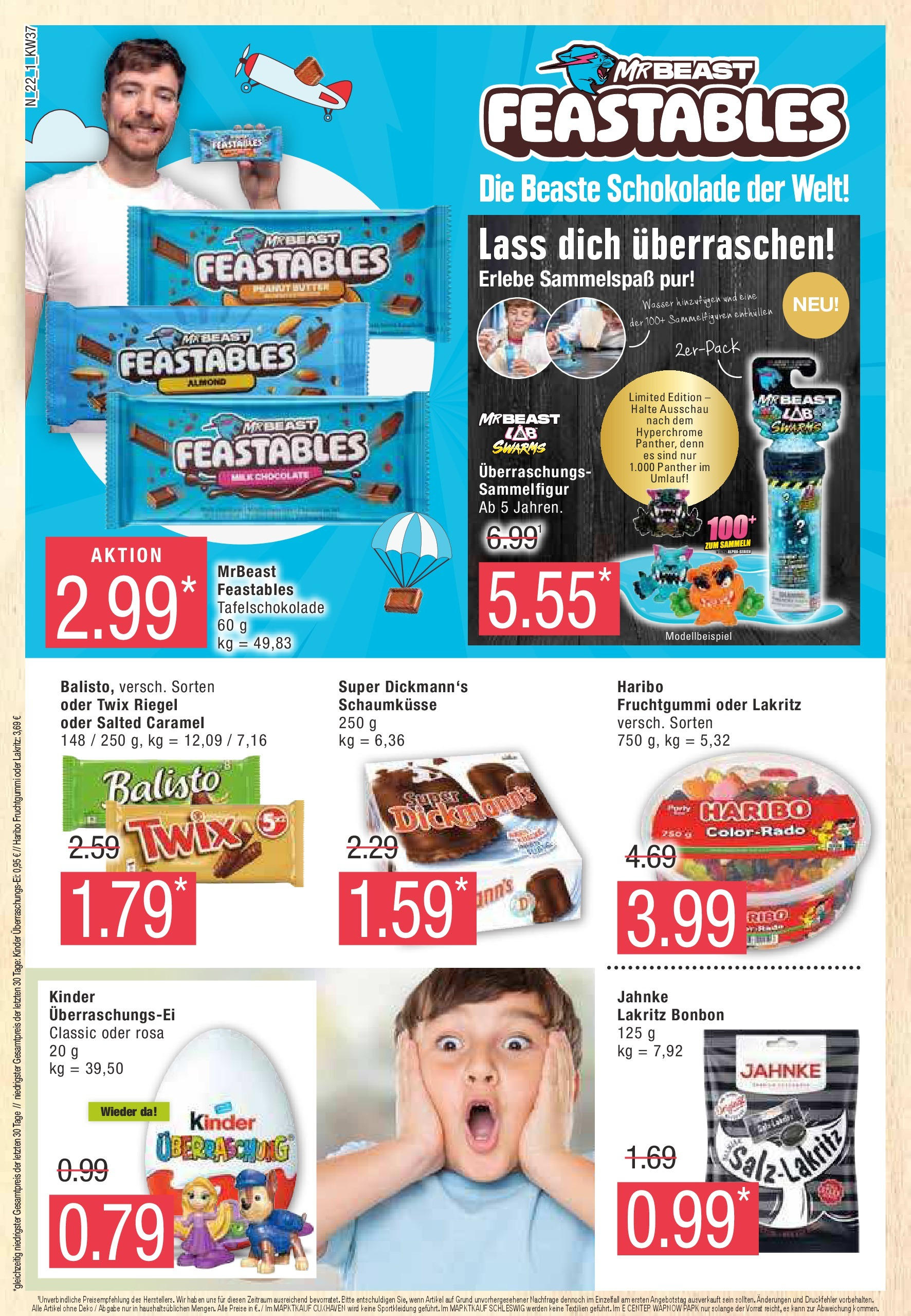 Marktkauf - Niedersachsen (ab 08.09.2024) » Angebote online | Seite: 22 | Produkte: Haribo, Schokolade, Twix, Wasser