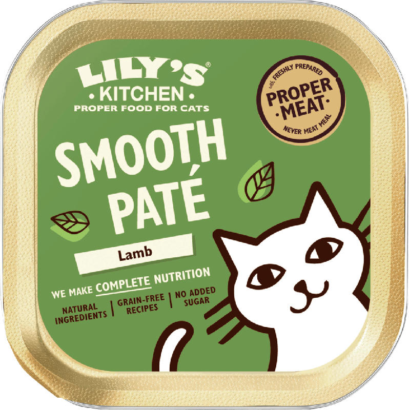 LILY'S KITCHEN Nassfutter Katze mit Lamm, smooth paté